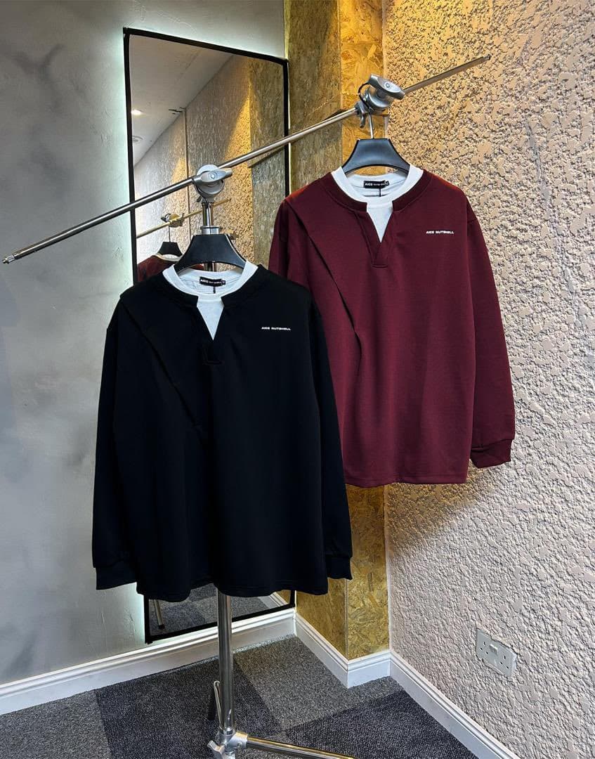 Navy Long Sleeve Polo